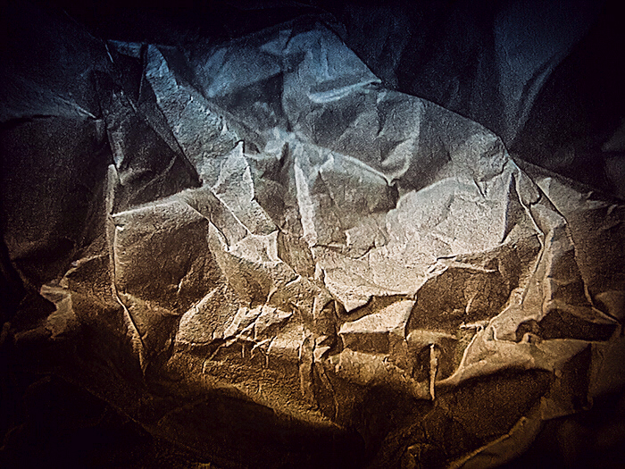 Paper rock by Ed Hull